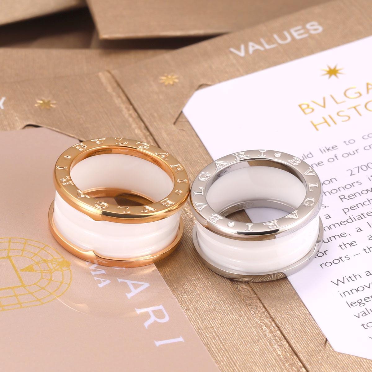 BAGUE BVLGARI B.zero Blanc