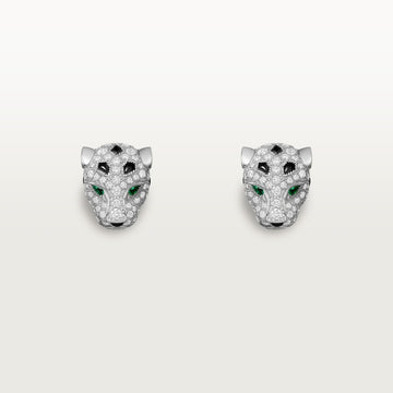 BOUCLES D’OREILLES CARTIER PANTHÈRE PAVÉ N