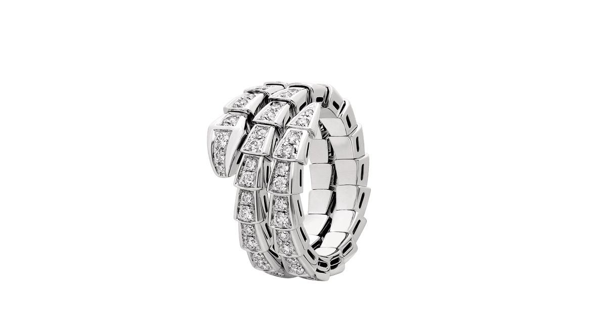 BAGUE SERPENTI VIPER DOBLE DIAMANTS