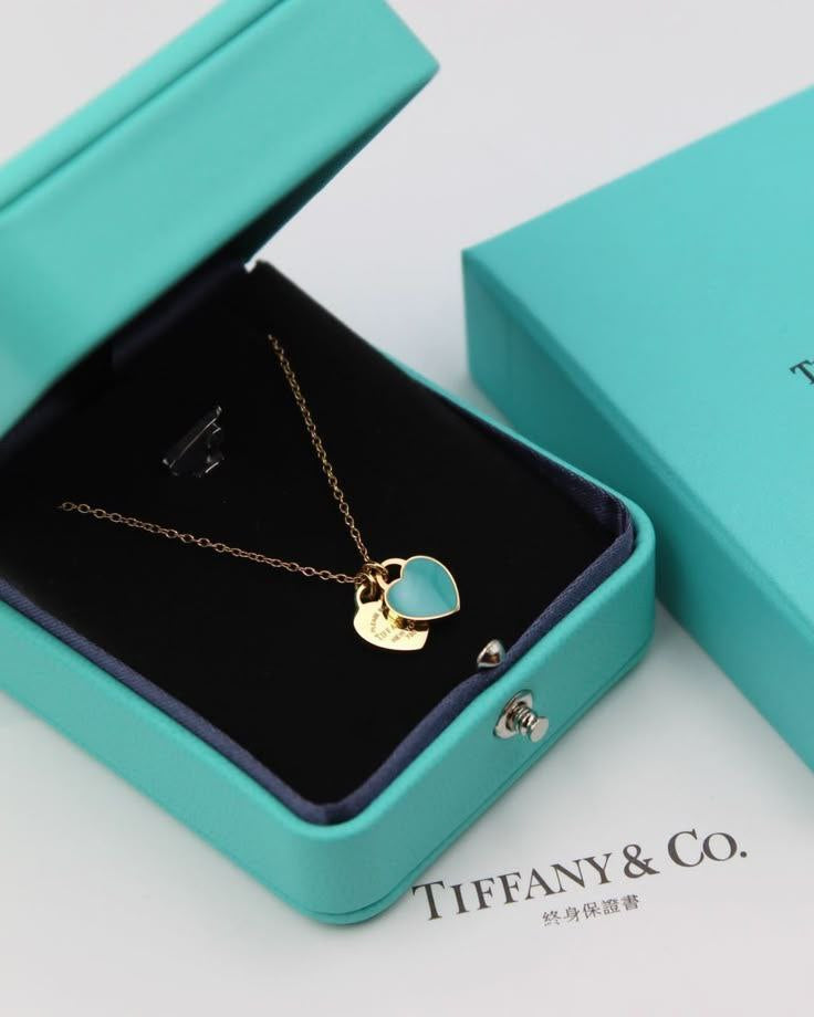 COLLIER TIFFANY&Co deux mini cœur