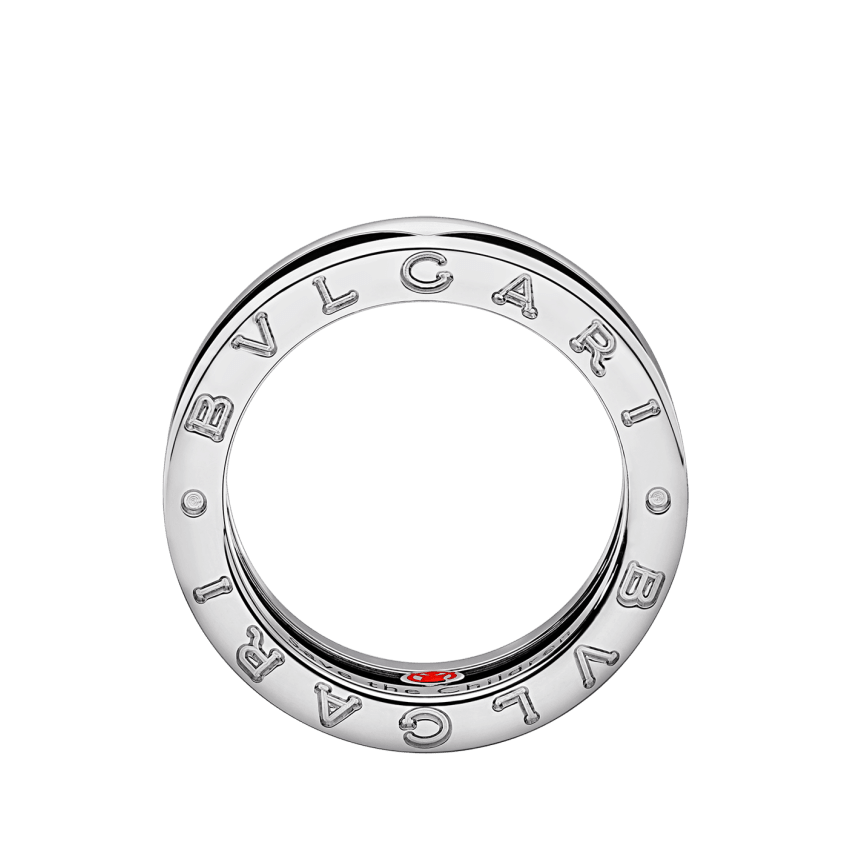 BAGUE BVLGARI SAVE THE CHILDREN NOIR WHITE