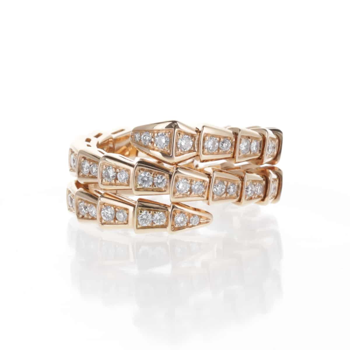 BAGUE SERPENTI VIPER DOBLE DIAMANTS