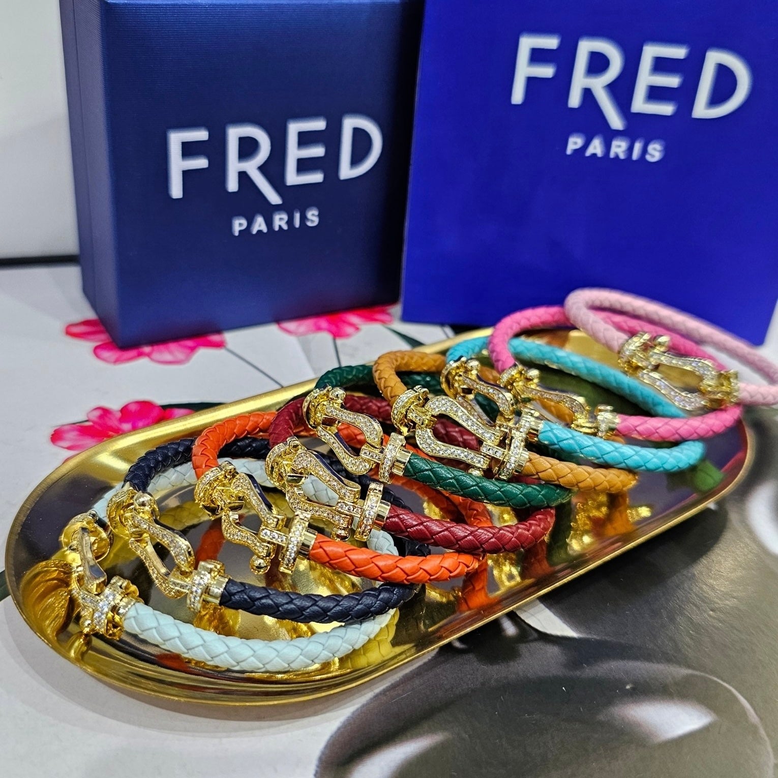 BRACELET FRED FR1 Cuir