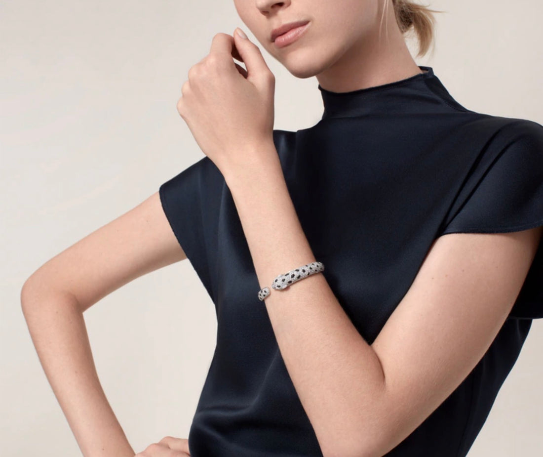 BRACELET CARTIER PANTHÈRE PAVÉ N