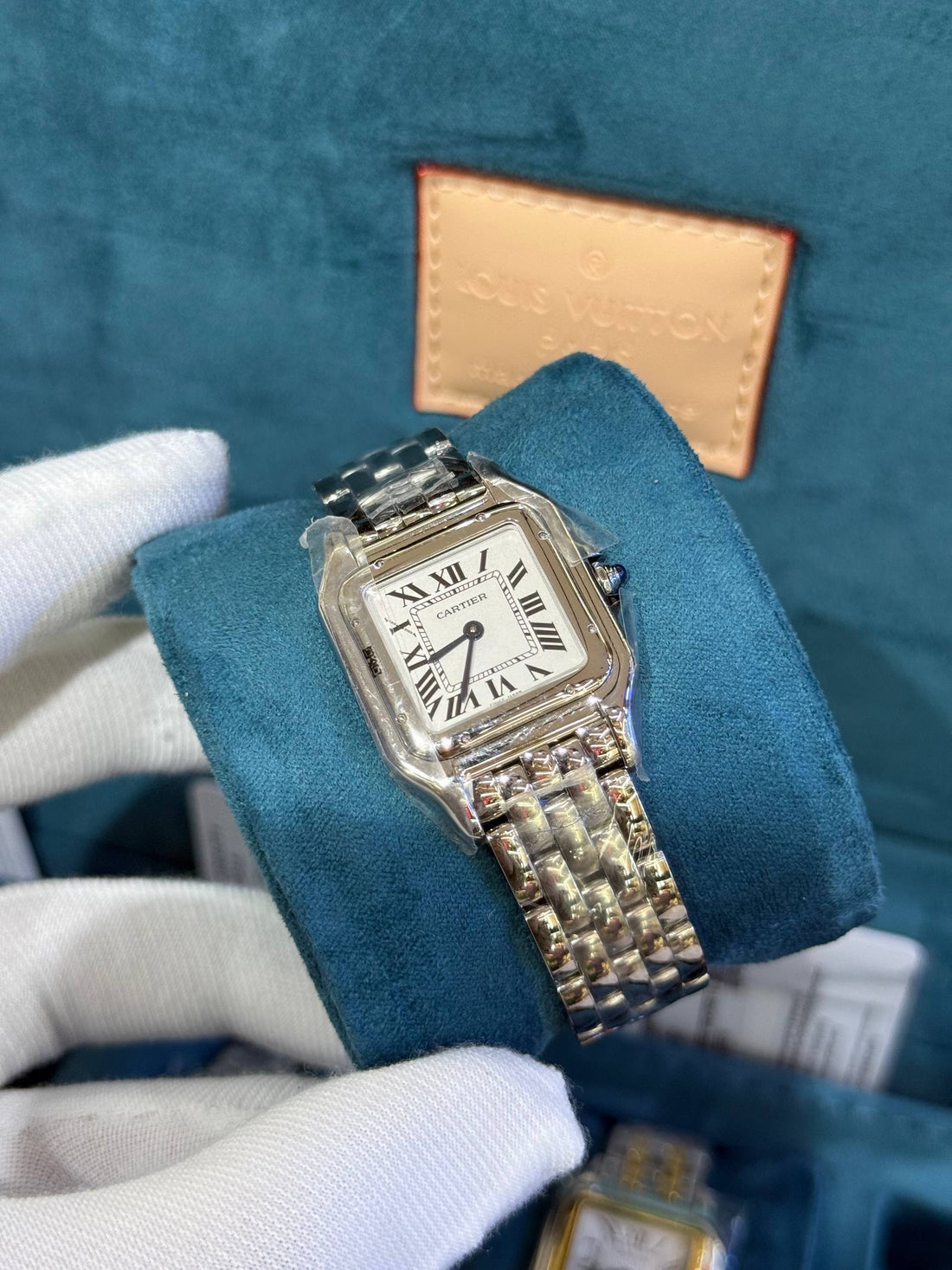 MONTRE CARTIER PANTHERE SILVER