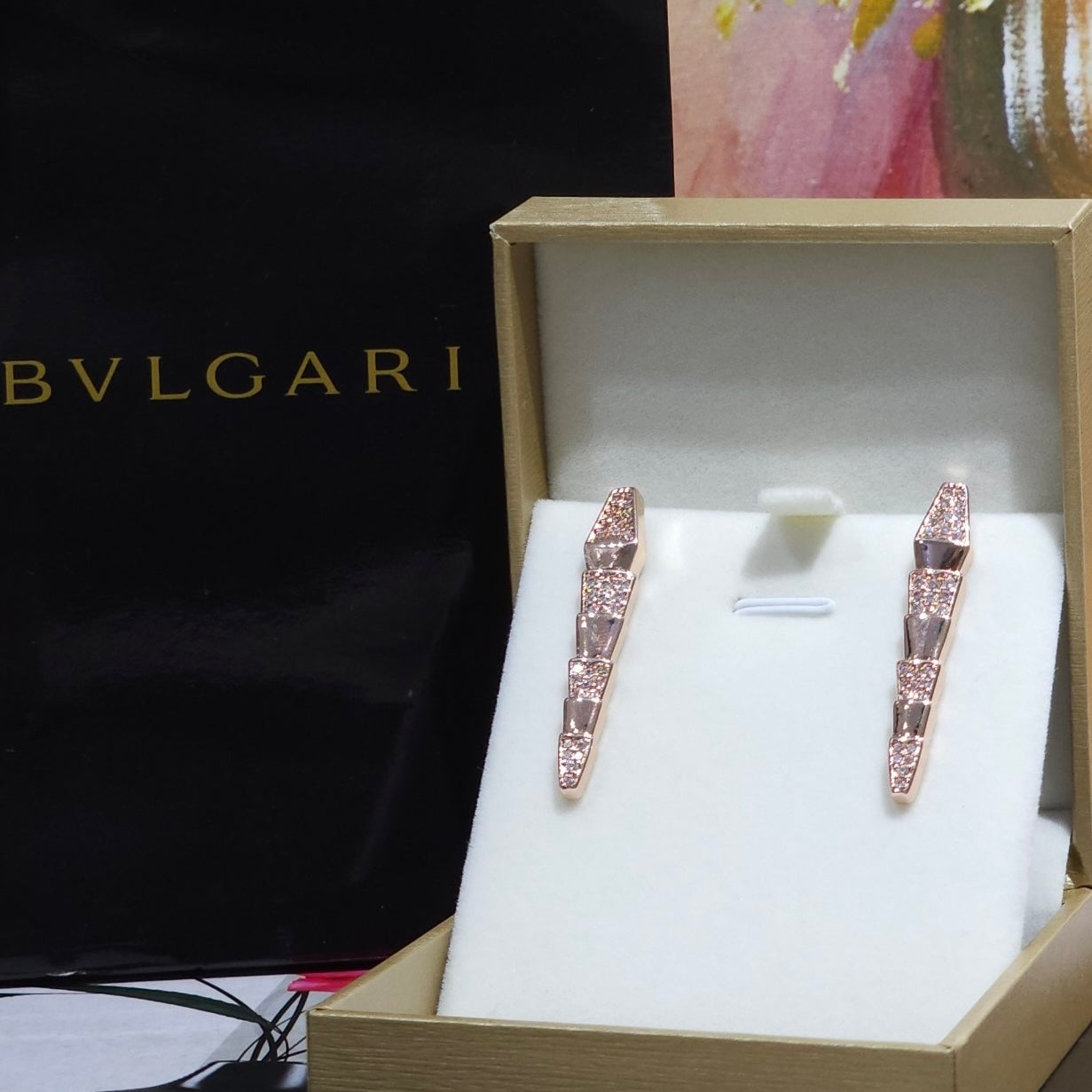 BOUCLES D’OREILLES BVLGARI SERPENT