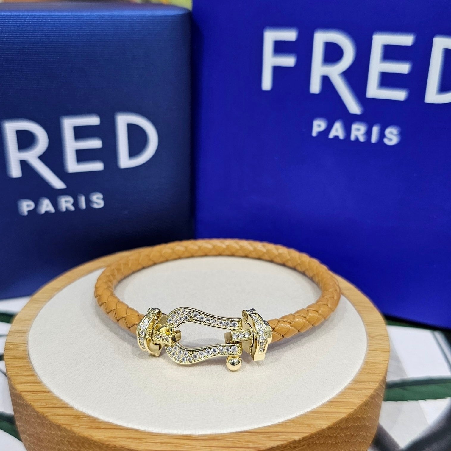BRACELET FRED FR1 Cuir