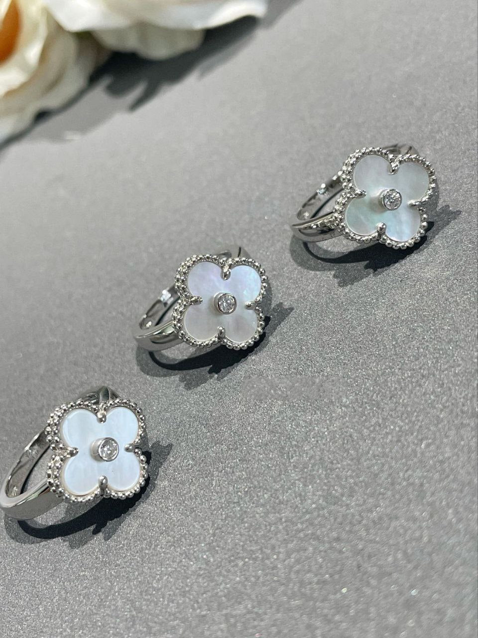 BAGUE VAN CLEEF & ARPELS ARGENTÉ