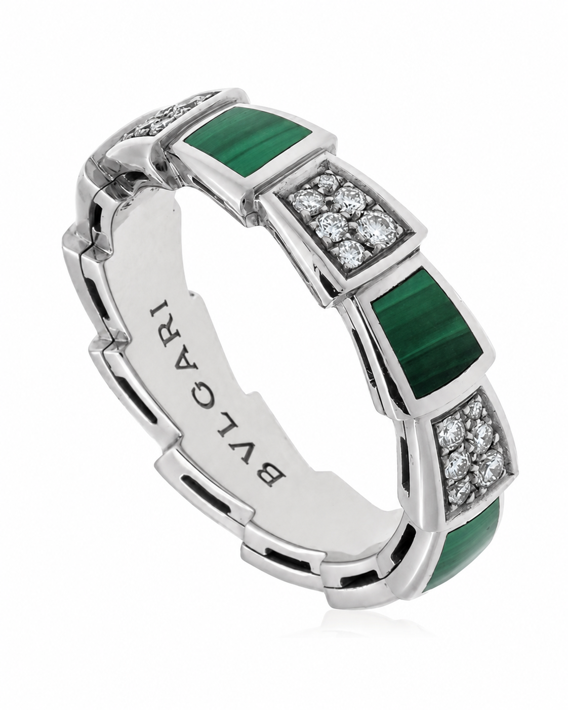 BAGUE SERPENTI Viper Vert