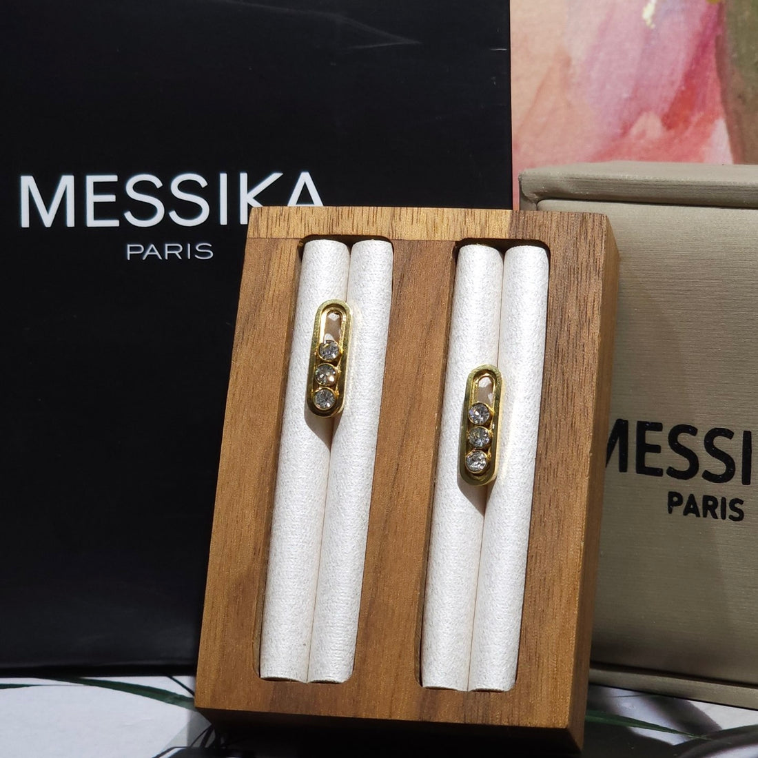 BOUCLES D'OREILLES MESSIKA SM Gold
