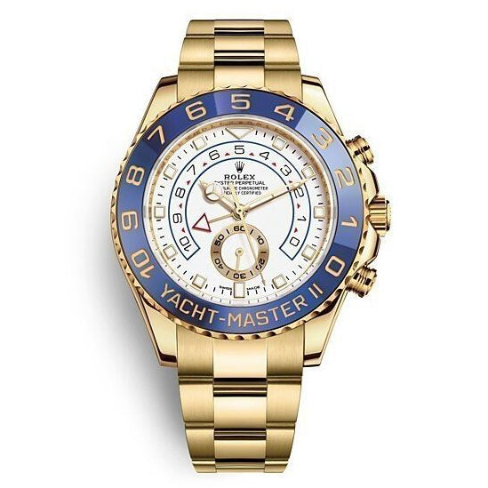YACHT MASTER GOLD/BLEU