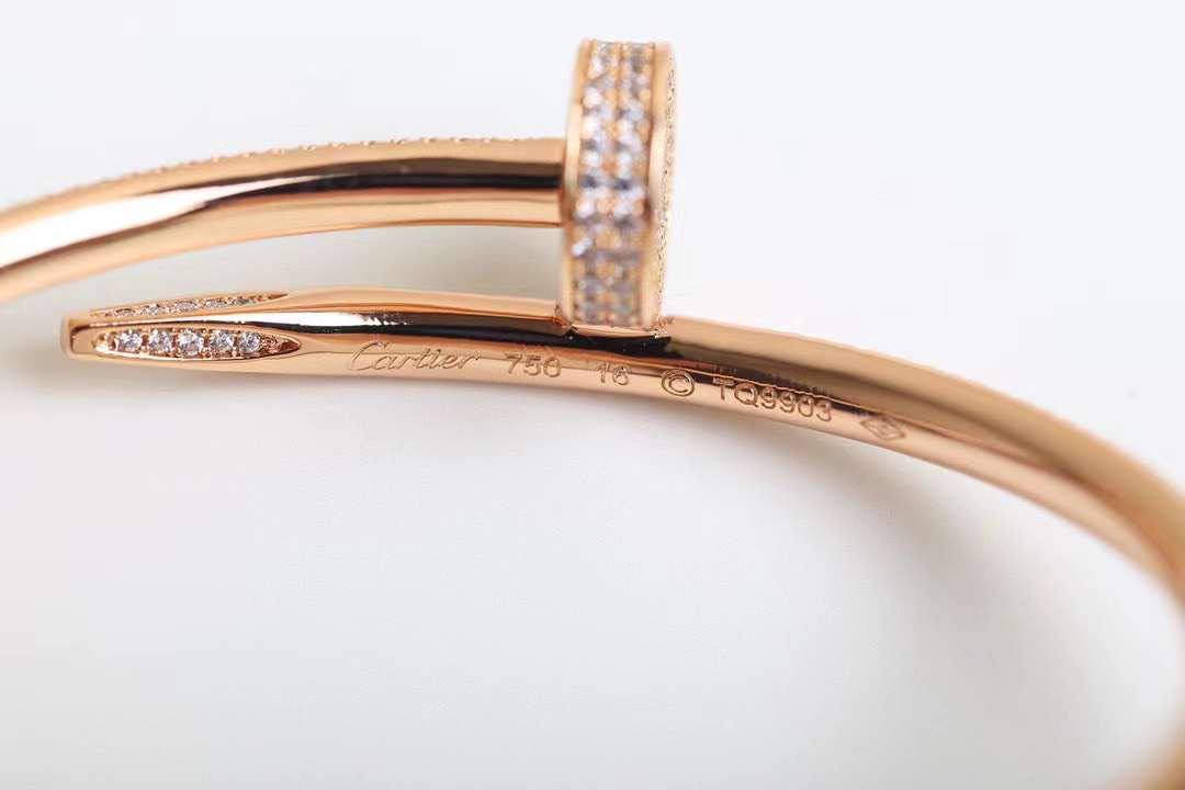 Bracelet Cartier Clou Serti C-AS