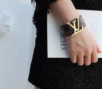 BRACELET LV CUIR LVL