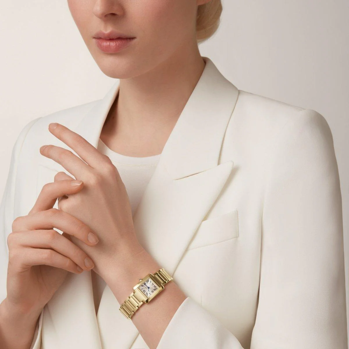 Montre Cartier - Tank Française Gold
