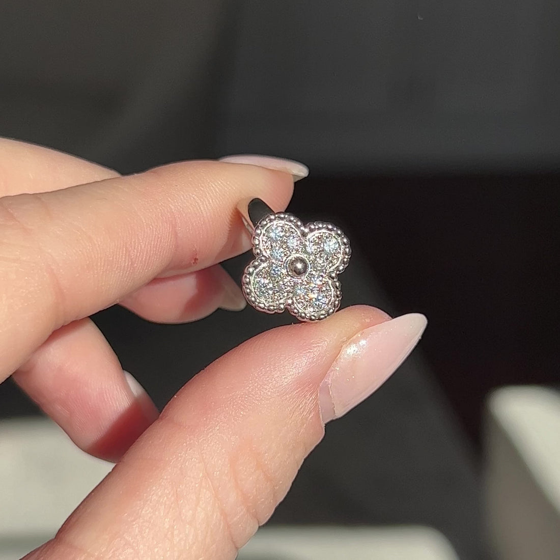 BAGUE VAN CLEEF & ARPELS ARGENTÉ P