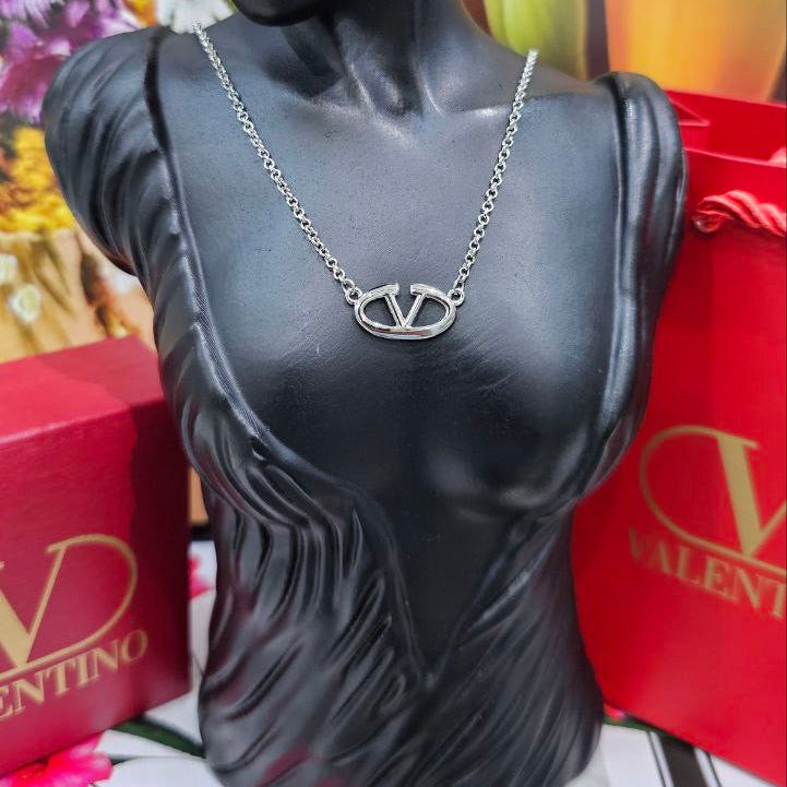 COLLIER VALENTINO ARGENTÉ