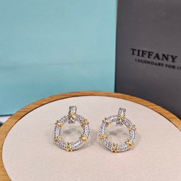 BOUCLES D’OREILLES Tiffany & Co Sixteen Stone P