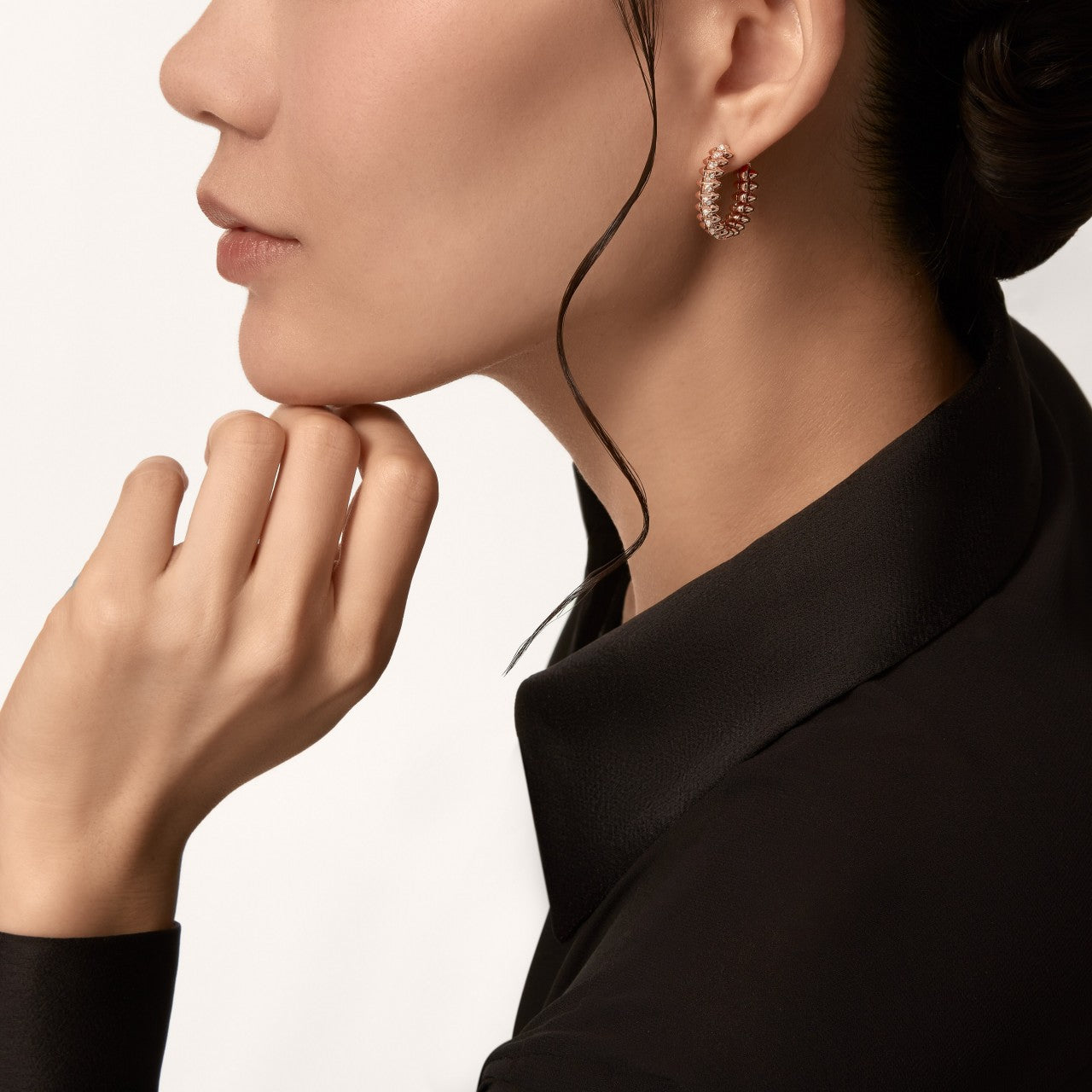 BOUCLES D’OREILLES CARTIER CLASH PAVÉ
