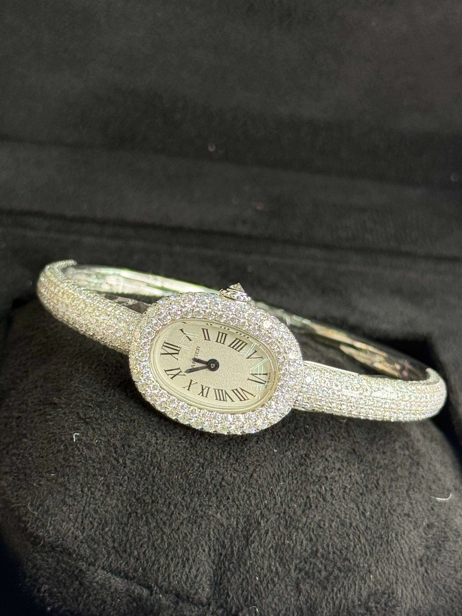 MONTRE CARTIER BAIGNOIRE DIAMANT