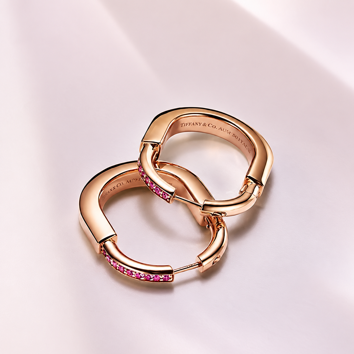BOUCLES TIFFANY&CO Lock Purple