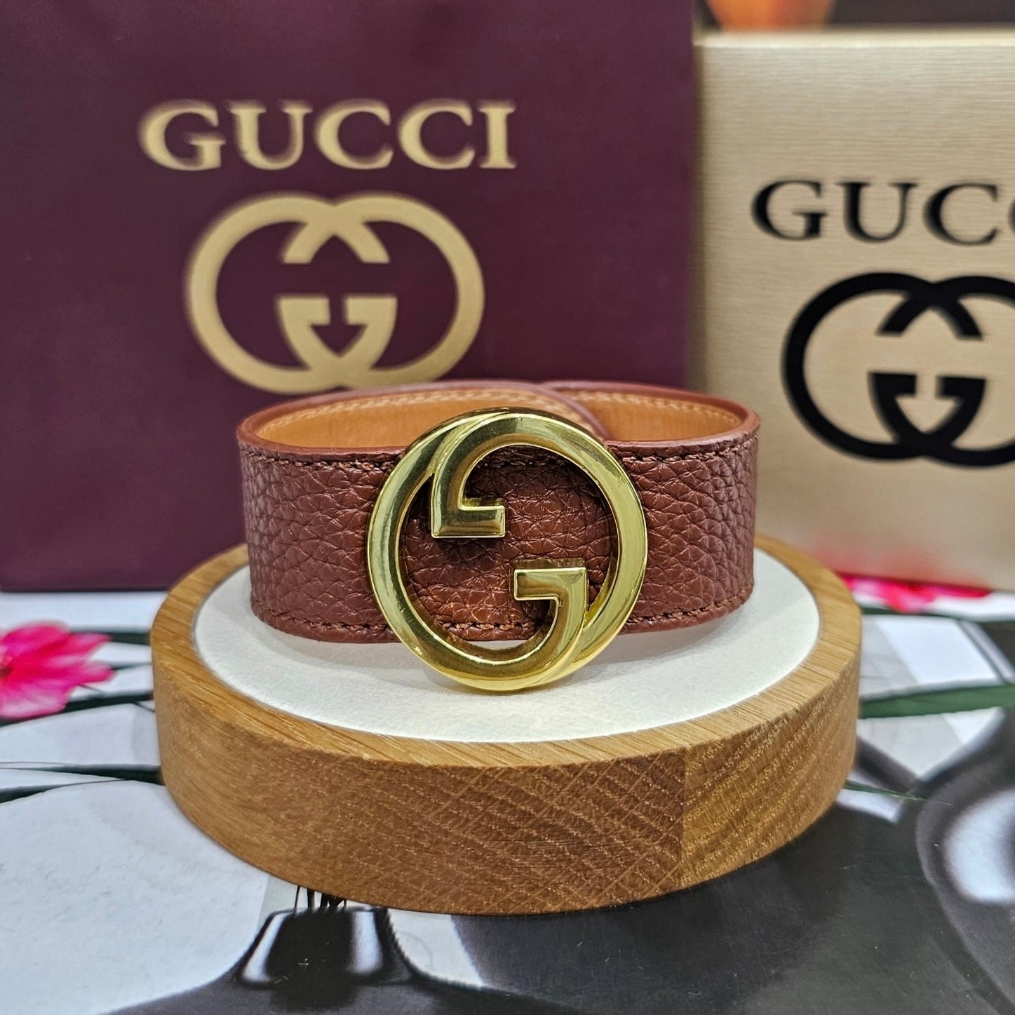 BRACELET GUCCI CUIR G1C