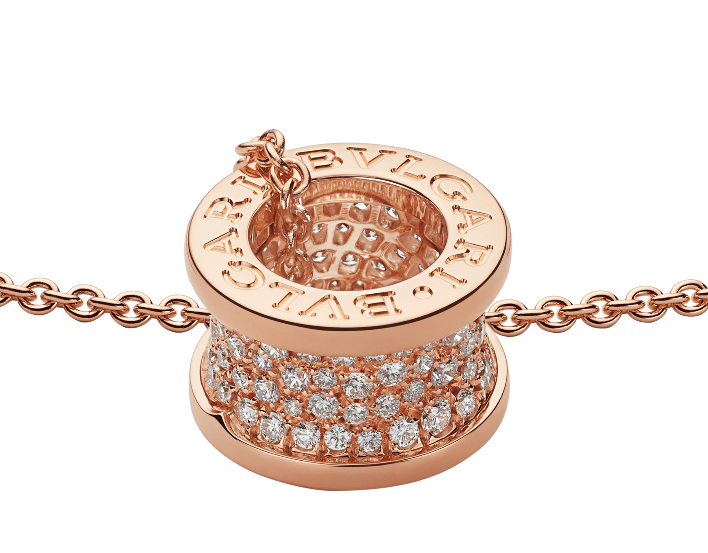 COLLIER BVLGARI B.ZERO DIAMONDS ROSE-GOLD