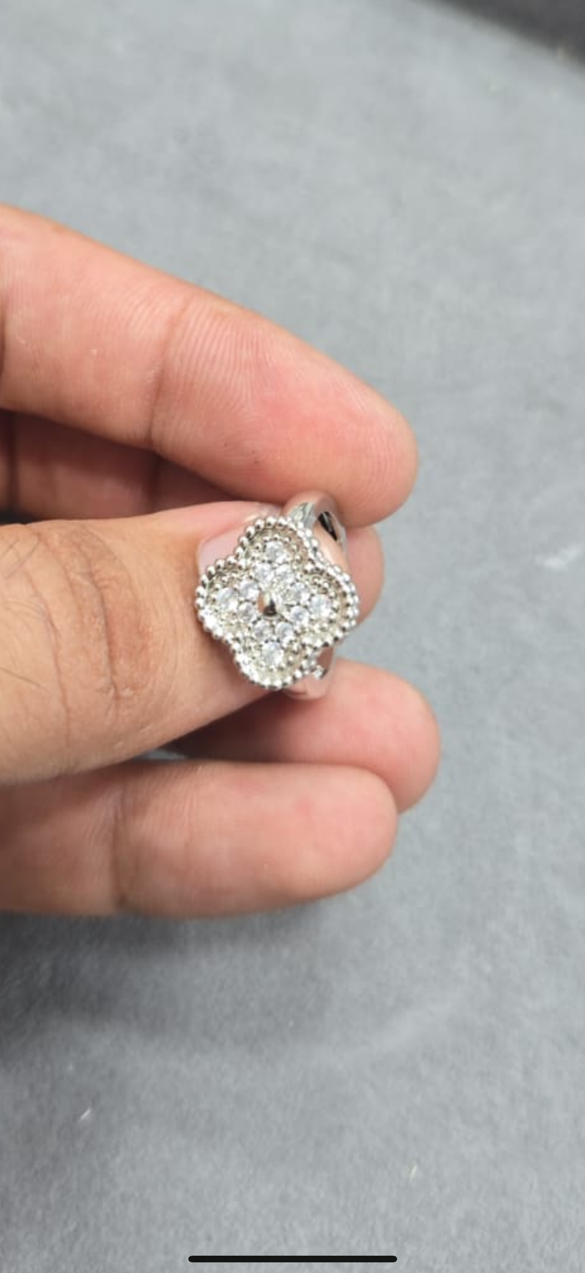 BAGUE VAN CLEEF & ARPELS ARGENTÉ P