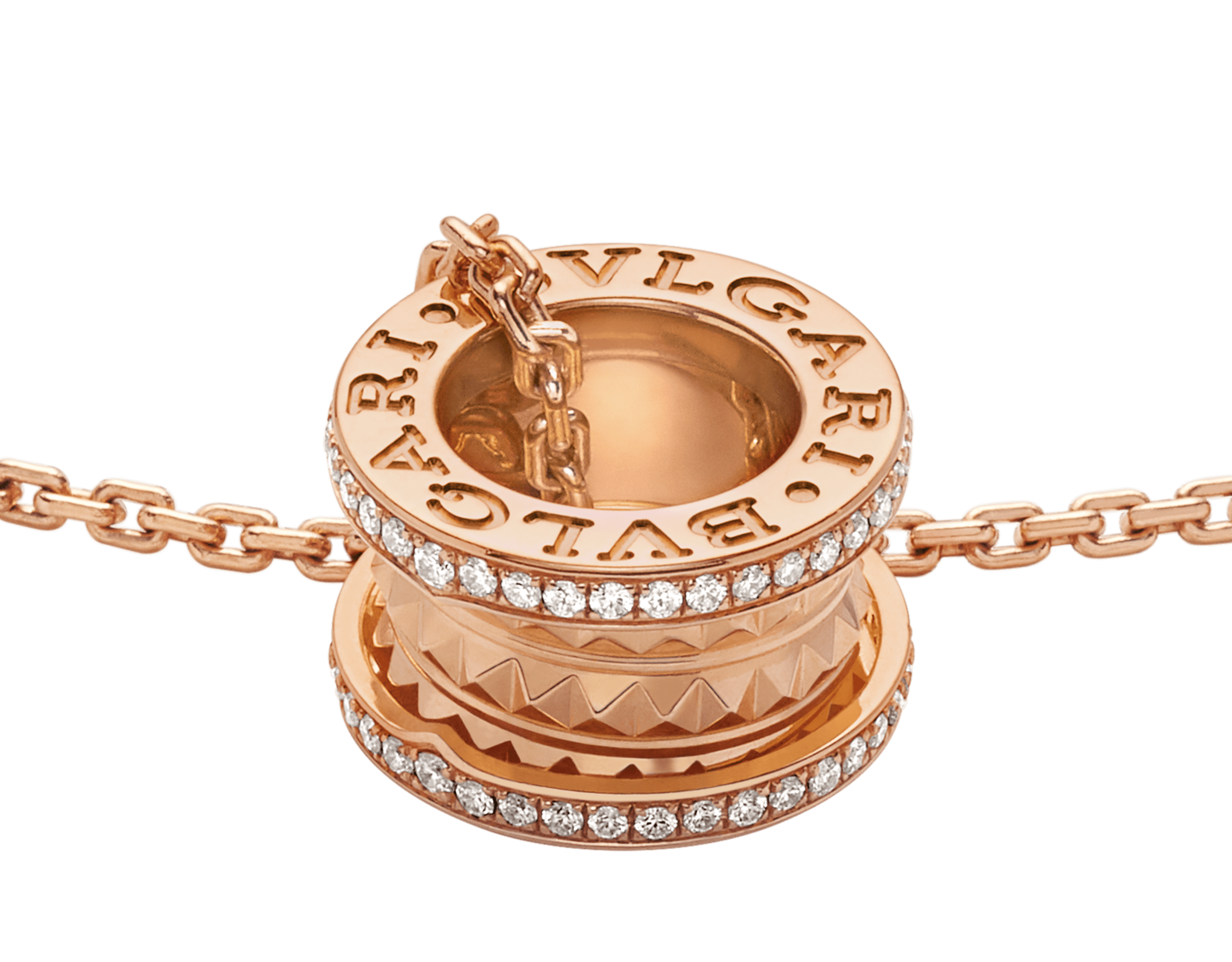COLLIER BVLGARI SEMI PAVE