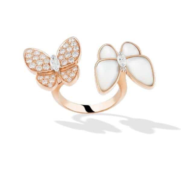 BAGUE VAN CLEEF & ARPELS PAPILLON GOLD