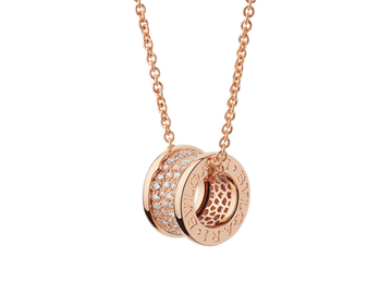 COLLIER BVLGARI B.ZERO DIAMONDS ROSE-GOLD