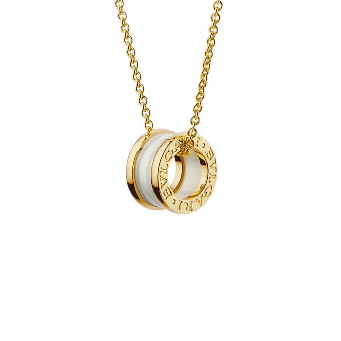 COLLIER BVLGARI B.ZERO CERAMIC BLANC