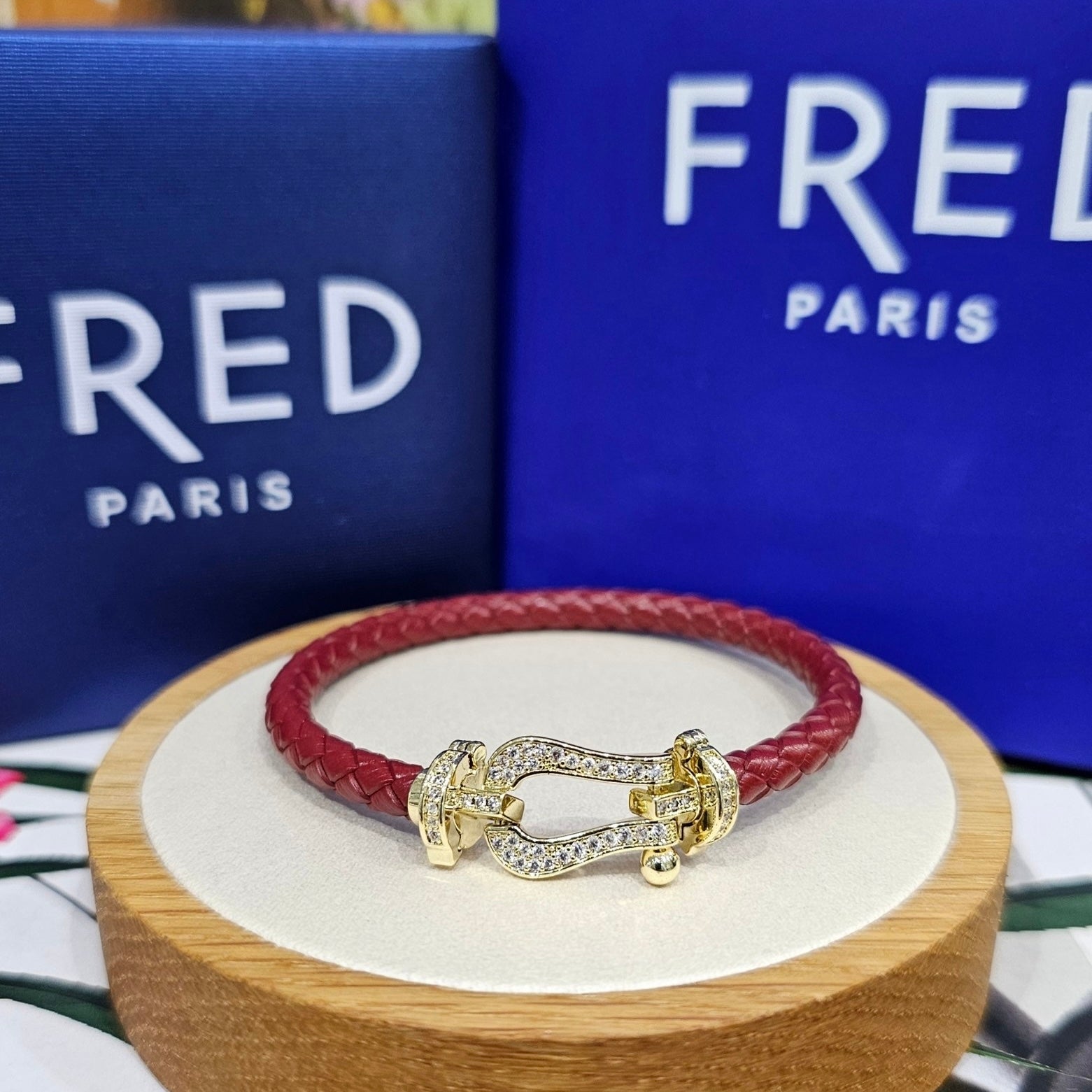 BRACELET FRED FR1 Cuir