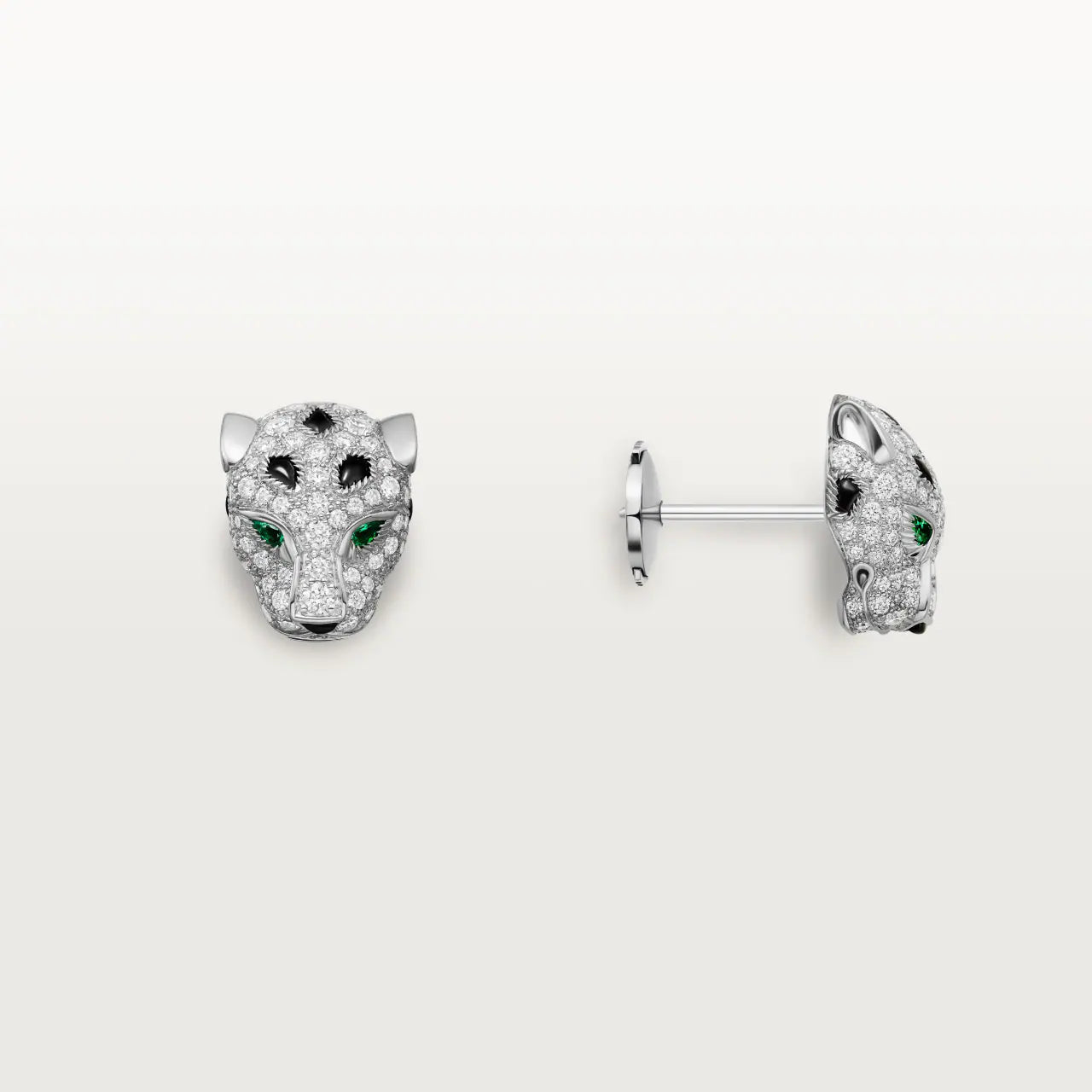 BOUCLES D’OREILLES CARTIER PANTHÈRE PAVÉ N