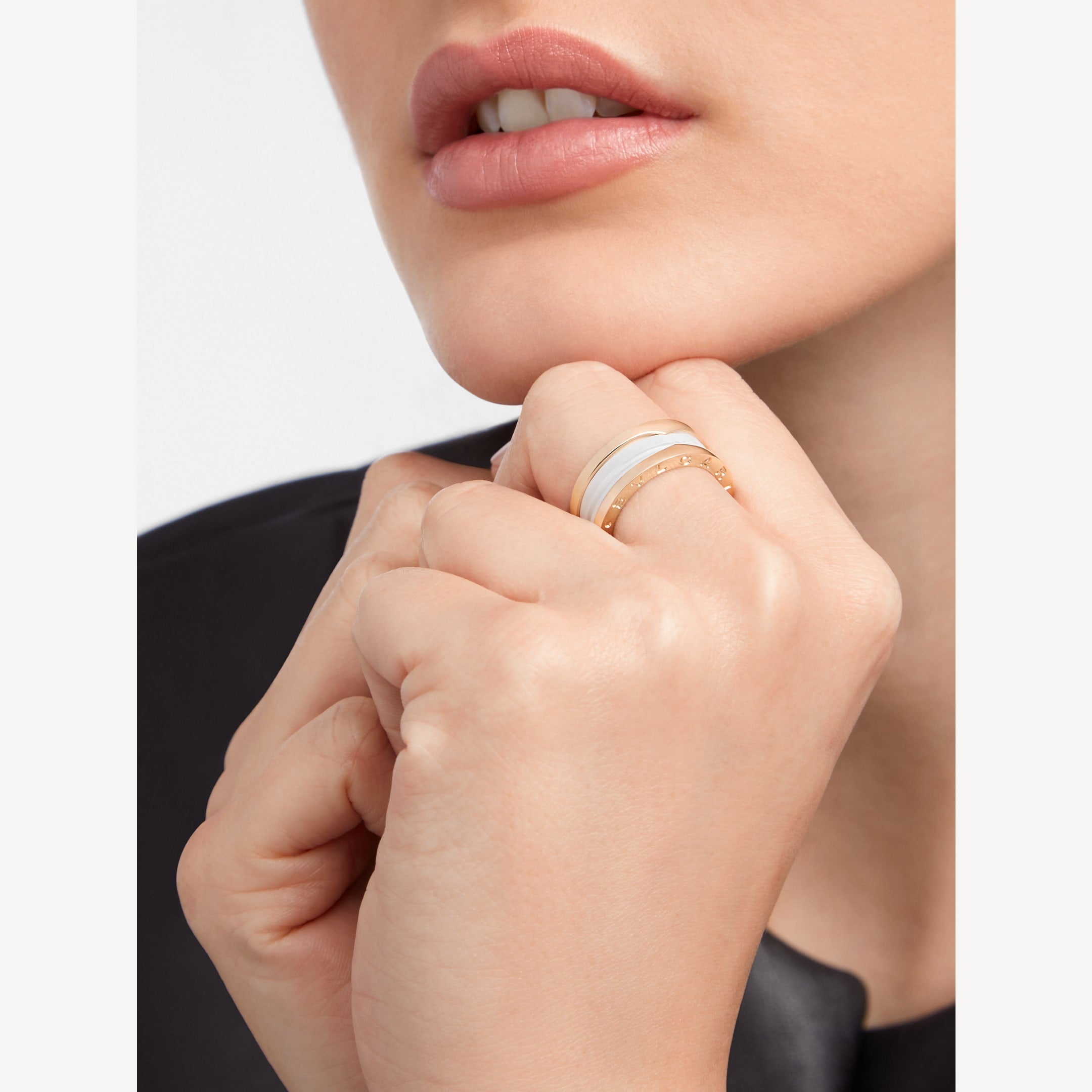 BAGUE BVLGARI B.zero Blanc