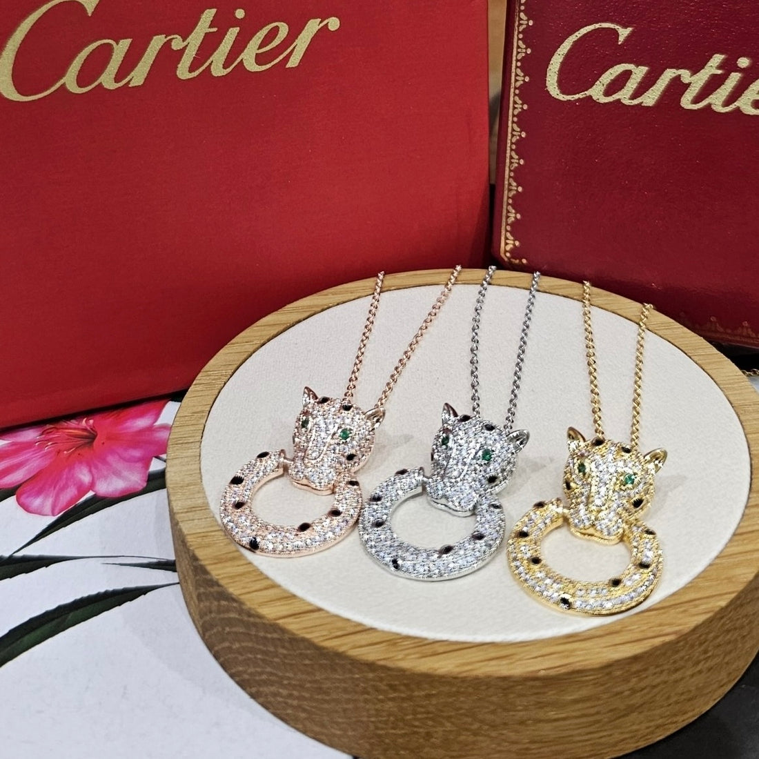 Ensemble PANTHÈRE Pp (COLLIER & BOUCLES)