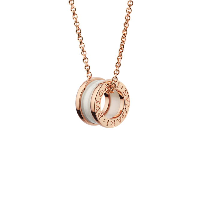 COLLIER BVLGARI B.ZERO CERAMIC BLANC
