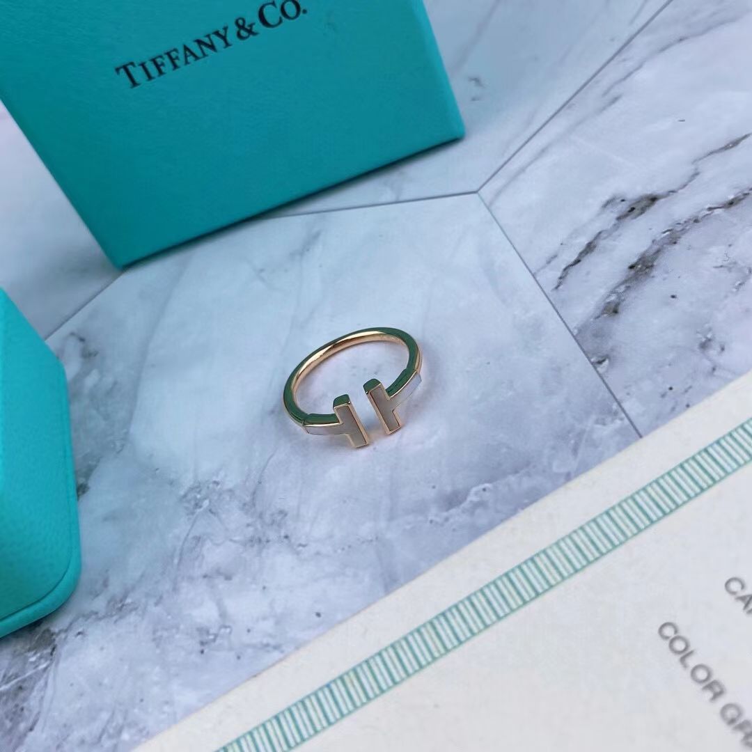 BAGUE TIFFANY&Co T Or rose