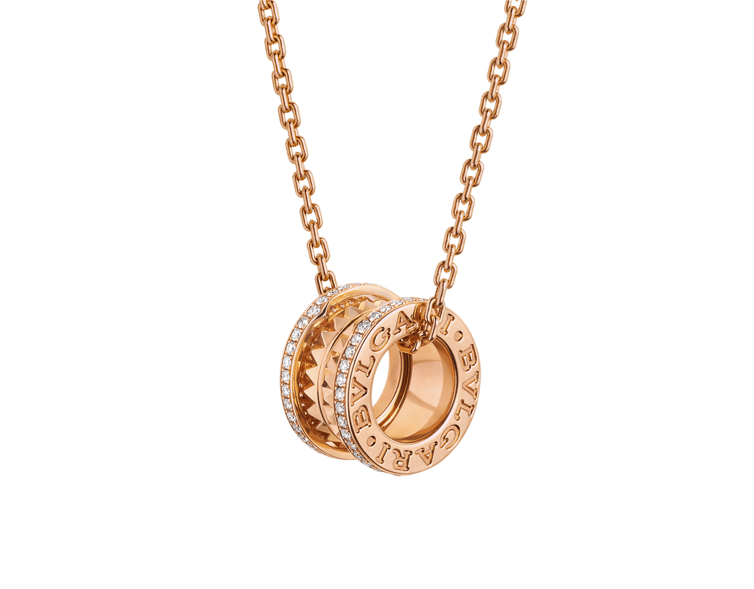 COLLIER BVLGARI SEMI PAVE