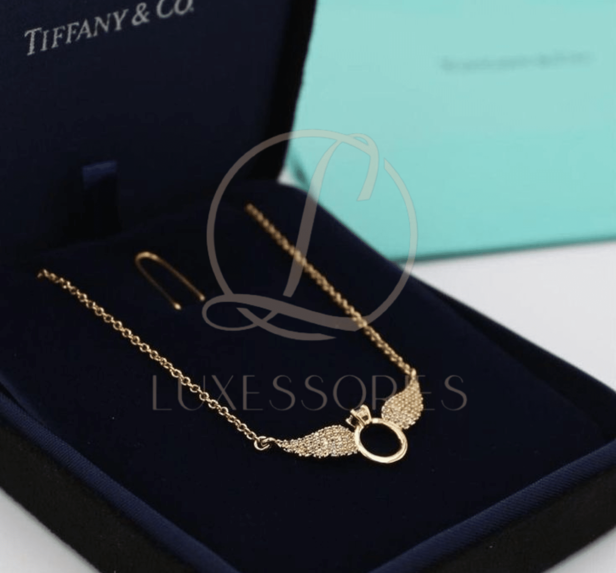 COLLIER TIFFANY&CO ANGE AVEC PACKAGING