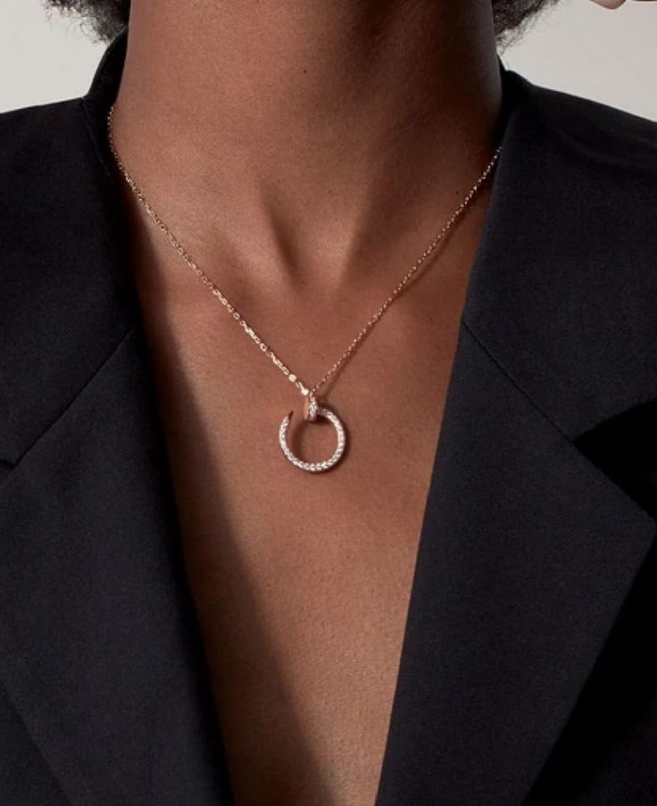 COLLIER Cartier juste un clou pavé
