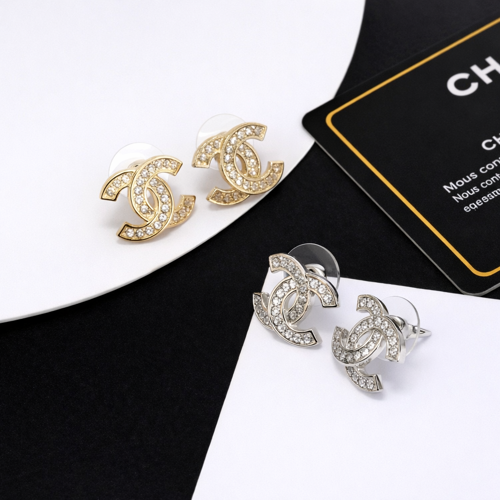 BOUCLES D’OREILLES CHA NEL 04