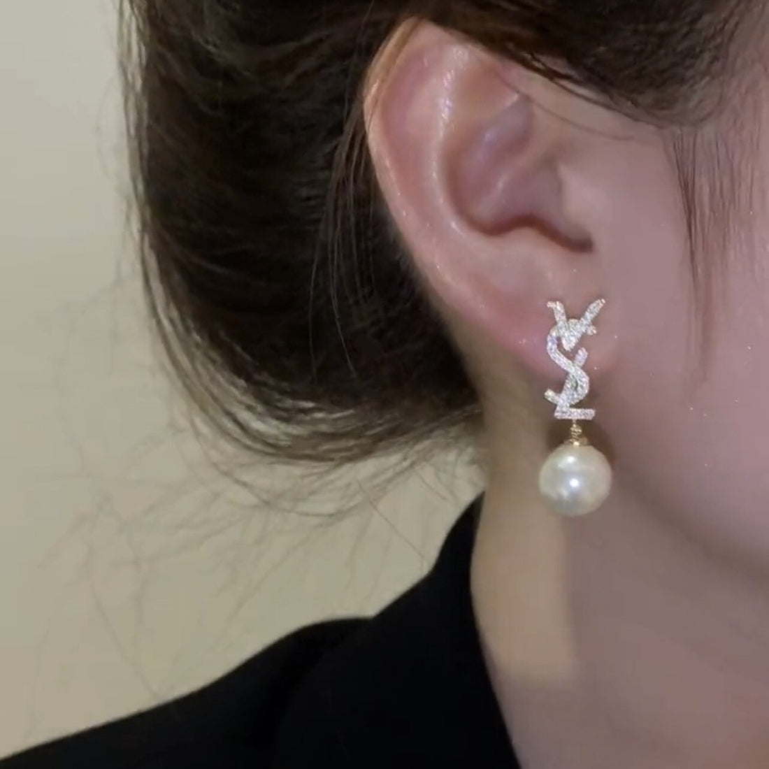 Boucle d’oreille DORÉ YSL