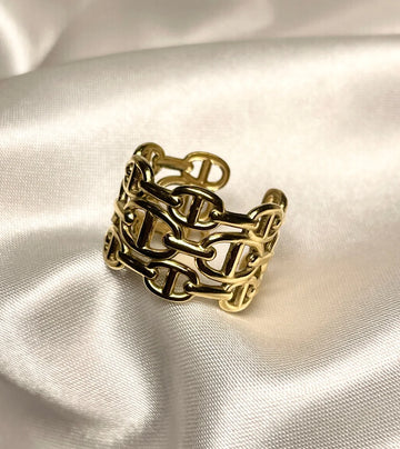 BAGUE HERMES DORE