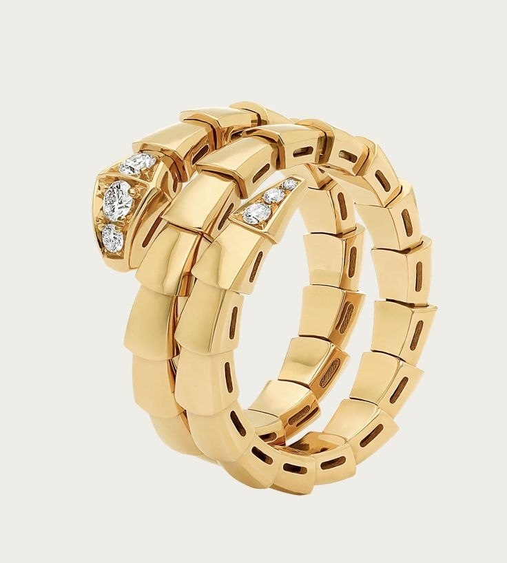 BAGUE SERPENTI VIPER DOBLE D