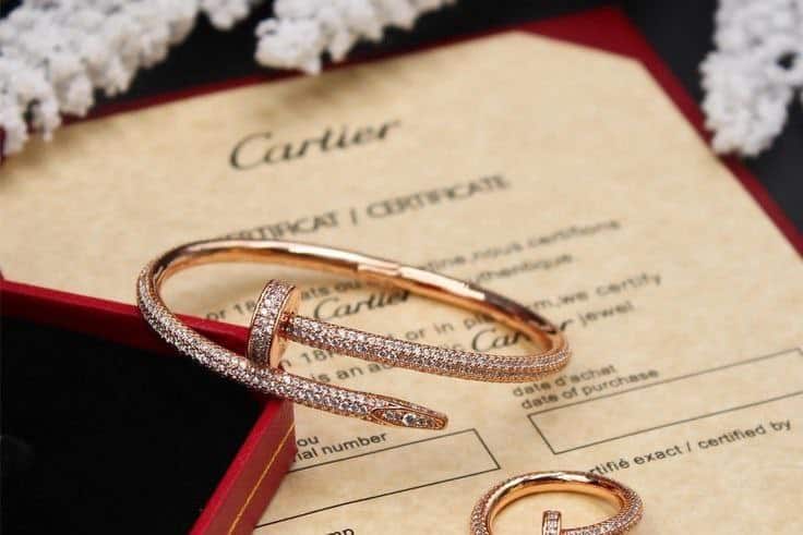 Bracelet Cartier Clou Serti C-AS