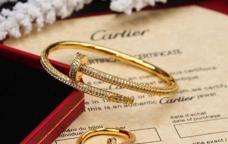 Bracelet Cartier Clou Serti C-AS