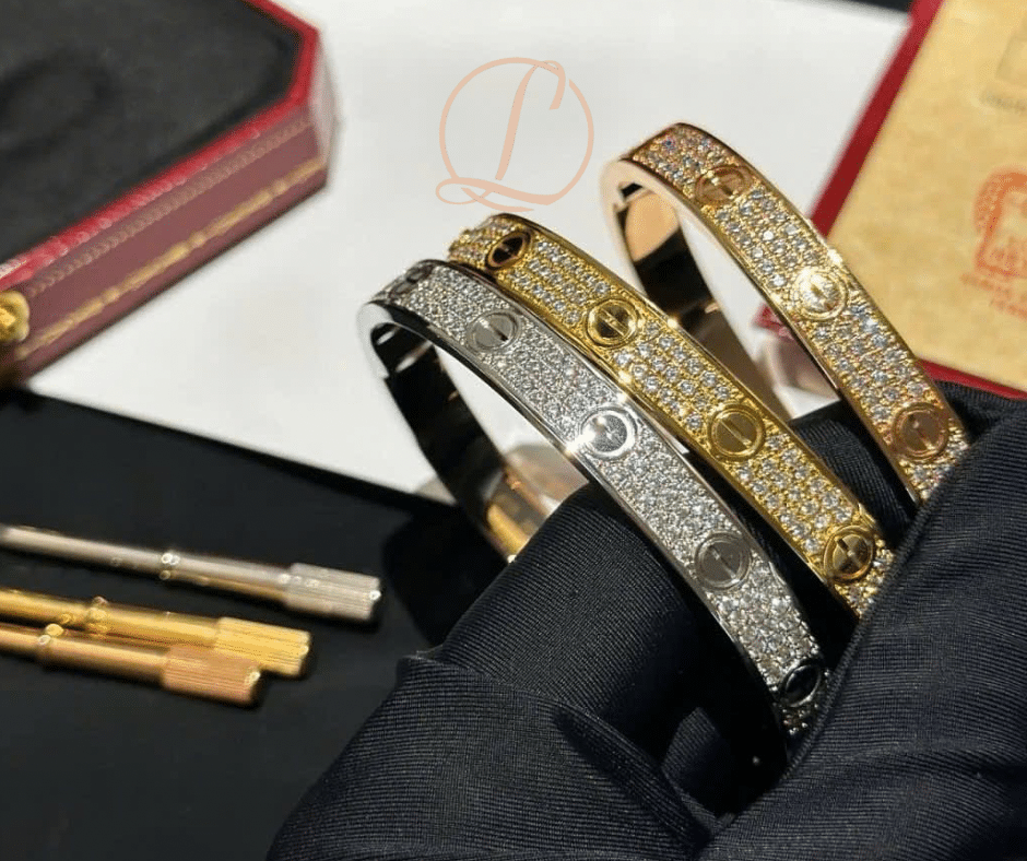 Bracelet Cartier Love Serti F01-AS